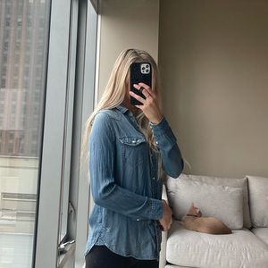 Abercrombie denim top